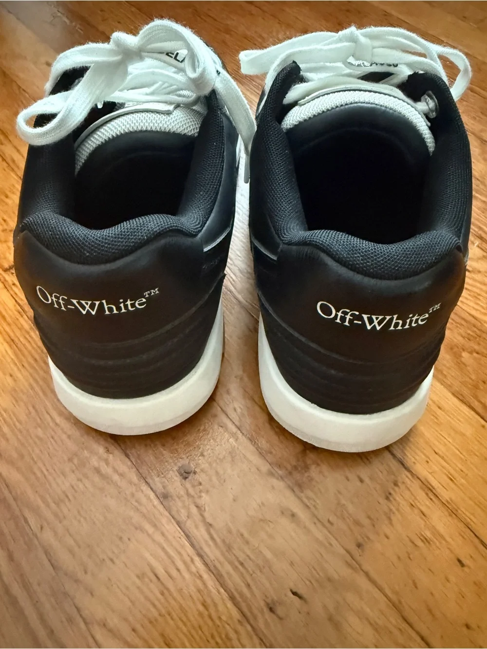 Off-White “Out of Office” Low Sneakers- White/Black Size EU 43